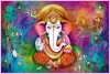 21 Best Lord ganesha painting online on canvas for home Vastu gp01
