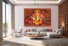 21 Best Lord ganesha painting on canvas for home vastu gp05L