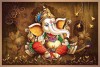 Lord ganesha painting on canvas cute ganesha 024