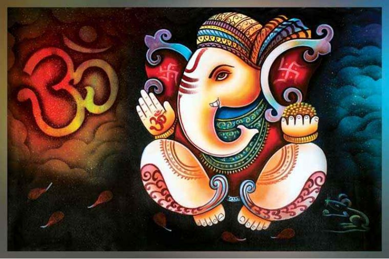 21 Best ganesha ganesh ganapati paintings artworks canvas L