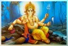 Best Lord ganesha painting on canvas for shop vastu
