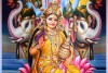 Lord Vishnu lakshmi mata ki painting Synthetic Material 02S