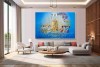 samudra manthan Indian paintings wall canvas
