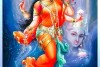 samudra manthan lakshmi mata image painting on canvas