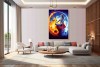 Beautiful Lord Shiva Hd Wallpaper painting on canvas 