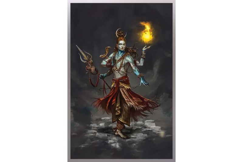 shiva painting Best lord shiva painting on Canvas 909