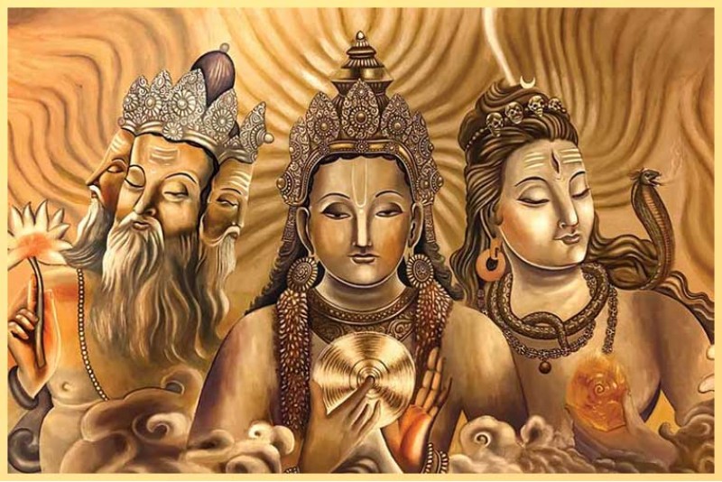 21 Best Brahma Vishnu Mahesh Painting On Canvas