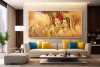 21 Beautiful Radha Krishna Painting On Canvas KR038