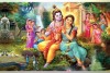 21 Beautiful Radha Krishna Painting On Canvas HD imageL