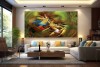 Beautiful Radha Krishna Painting On Canvas HD wall canvas 19L