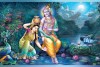 21 Beautiful Radha Krishna Painting On Canvas KR025L