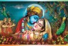 21 Beautiful Radha Krishna Painting On Canvas KR028L