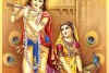 0239 Beautiful Radha Krishna Painting On Canvas HD image