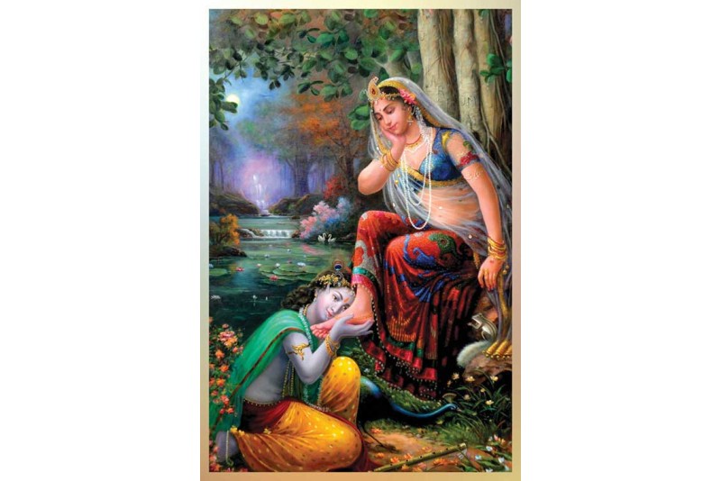013 Radha Krishna Eternal Love radha krishna painting S