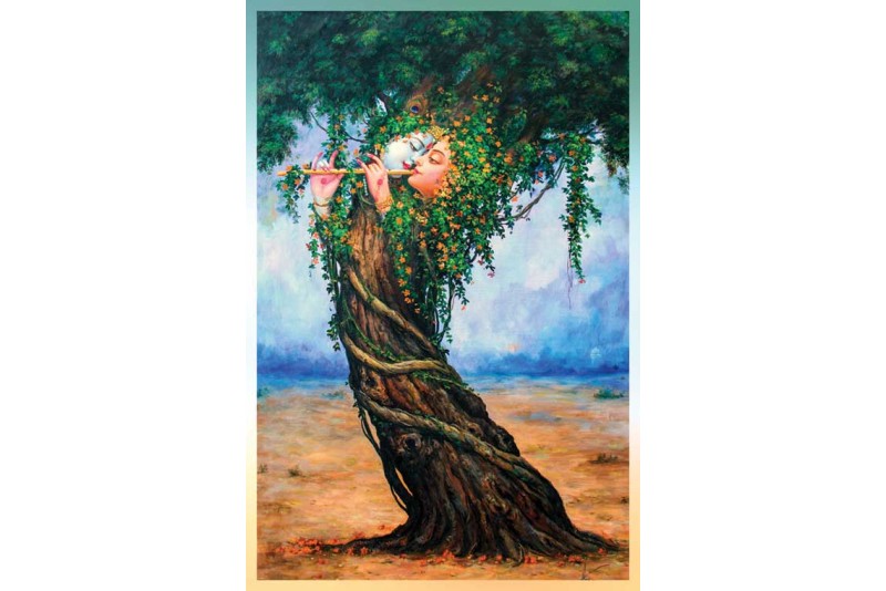 01 Radha Krishna Painting The Bond Of Love Canvas