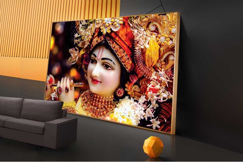 Iskcon Krishna HD Photo wallpaper Canvas for Home Decor