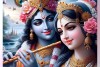 Krishna's Love For Radha Radha Krishna Painting