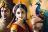 krishna images New modern Radha Krishna painting