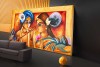 007 Modern art radha krishna painting wall canvas L