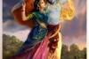 radha and krishna love photo painting on canvas