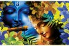 radha krishna blue painting on canvas best radha krishna