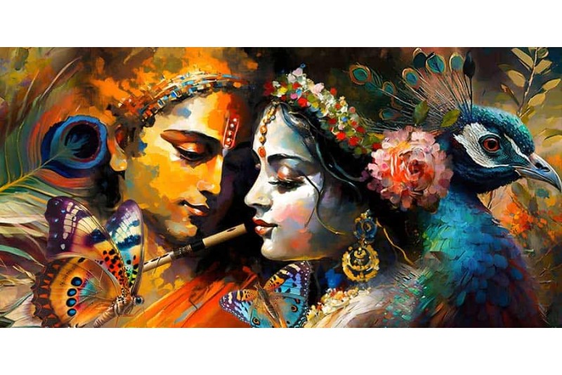 Radha Krishna On Holi Wallpapers Free Download - Wordzz