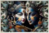 Radha Krishna love painting divine love of Shri Krishna Radha