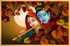 016 Beautiful Radha Krishna photo Painting For Living Room S