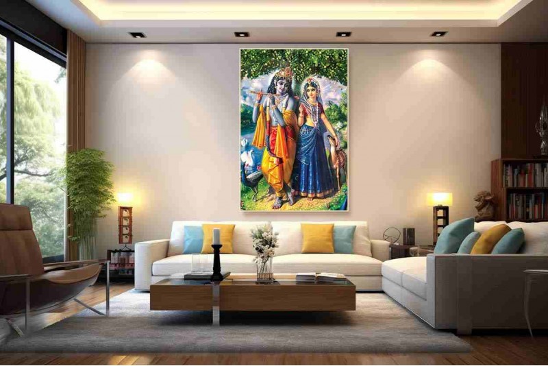 radha krishna painting vastu for bedroom 