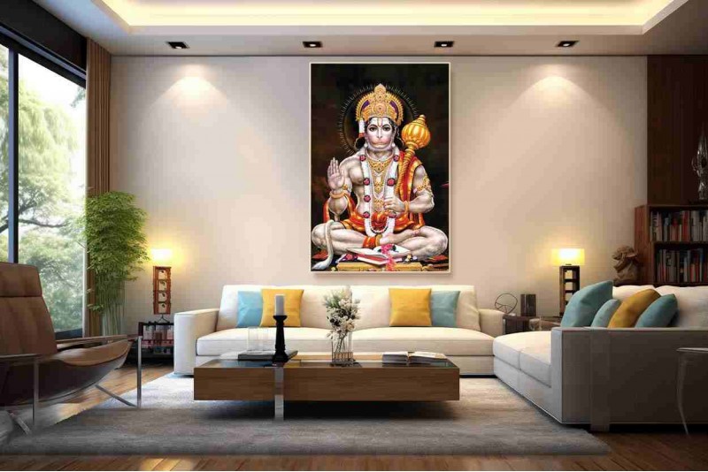 Indian Traditional Paintings Best Lord Hanuman painting 1