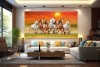 020 Best 7 running horse painting vastu horses wall canvas S