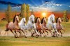 029 High Resolution Best 21 Seven Horse Vastu Painting 7rh15L