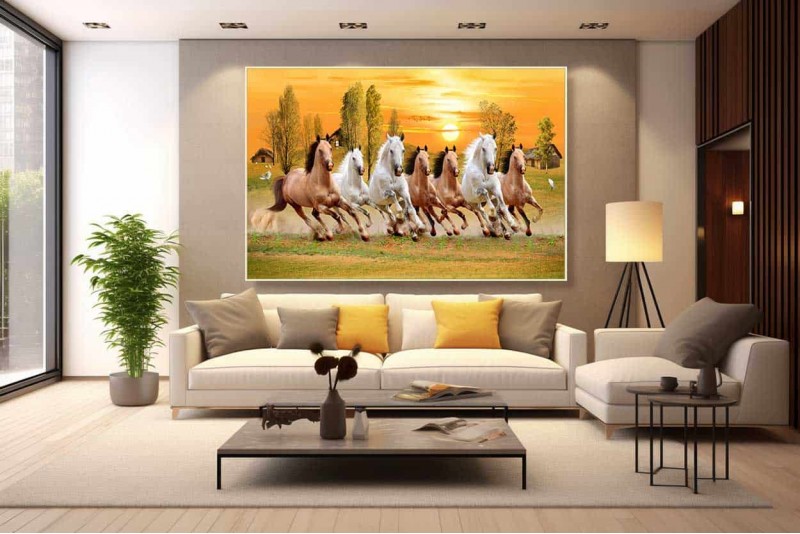 7 horses painting real vastu feels real prosperity's Best 21RL