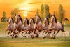 7 horses vastu painting on canvas feels real prosperity