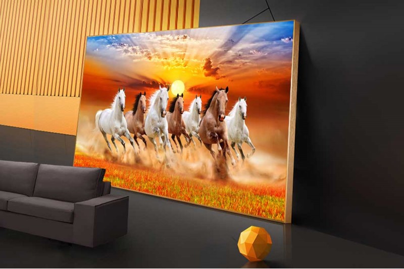 034 Beautiful seven running horses paintings | best of Vastu 21R