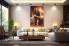 Best Abstract Sai Baba Painting On Canvas Home Decor Wall Canvas