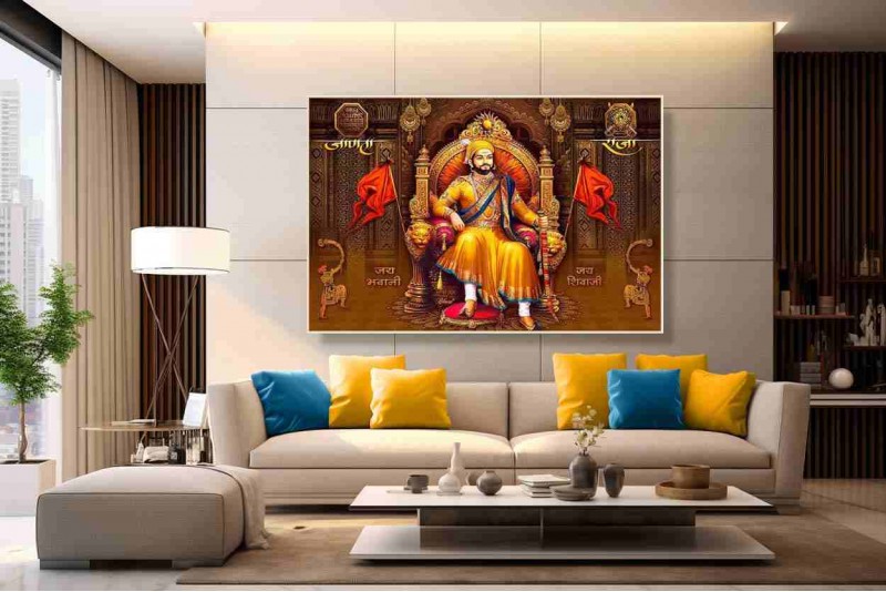 Chatrapati Shivaji Maharaj Painting Original Best of 21 SV13L