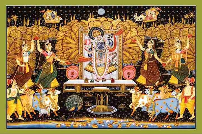 Best Shrinathji Pichwai Painting Wall Canvas 21