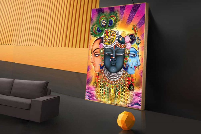 Best shreenathji mahaprabhuji yamunaji wall canvas 02
