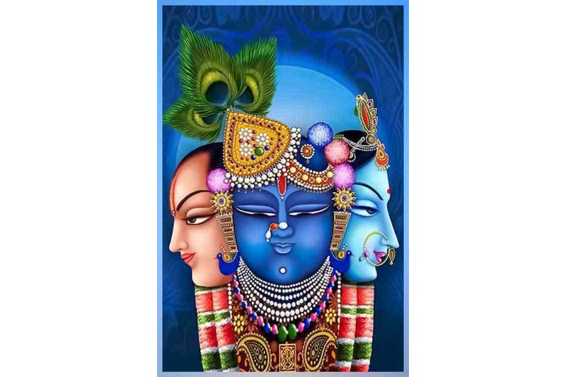 Best shreenathji mahaprabhuji yamunaji wall canvas 04