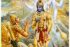 krishna arjun painting Krishna reveals his Vishwaroop to Arjun