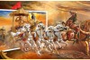 krishna arjun painting mahabharat krishna arjuna chariot