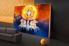 Surya Dev With 7 running Horses Chariot Painting wall canvas