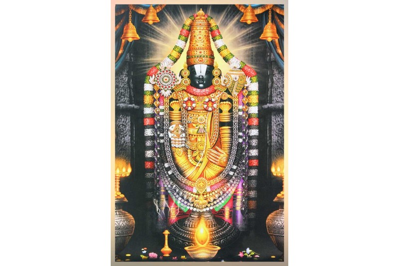 Tirupati Balaji large size Tirupati Balaji painting