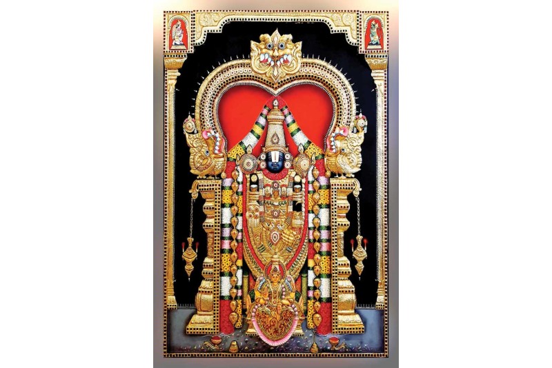 large size Tirupati Balaji canvas print online